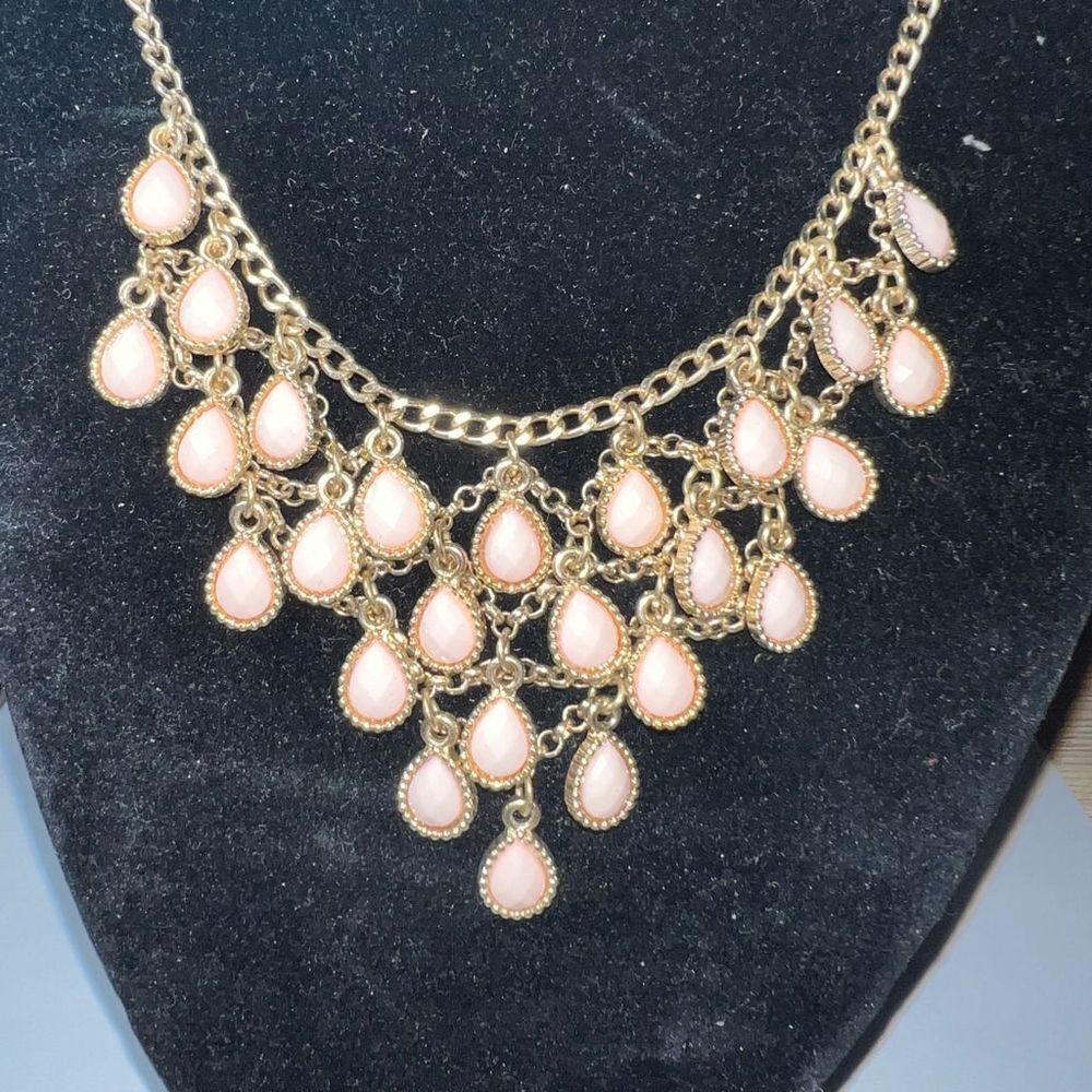 Jane Stone Fashion Gold Tone Collar Necklace